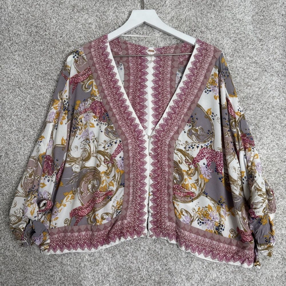 Free People Multicolor Bohemian Blouse